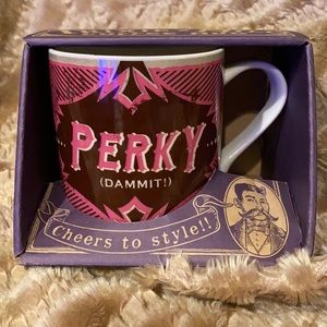 ~Tricia & Milo~ 12-Ounce “Perky” Coffee Mug